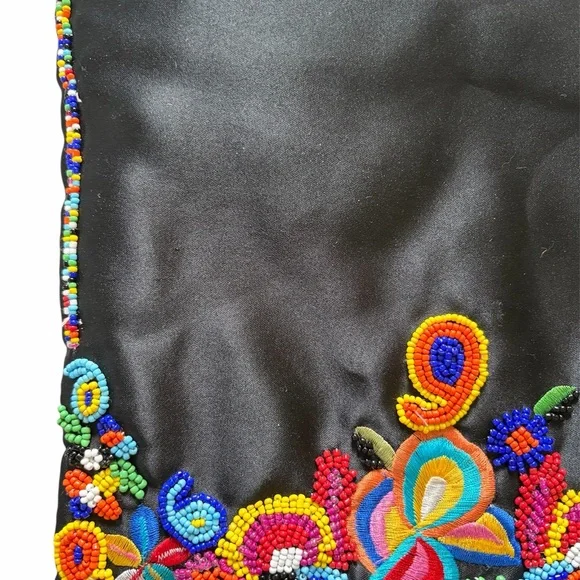 Y2K beaded folk shoulder bag - Picture 4 of 8